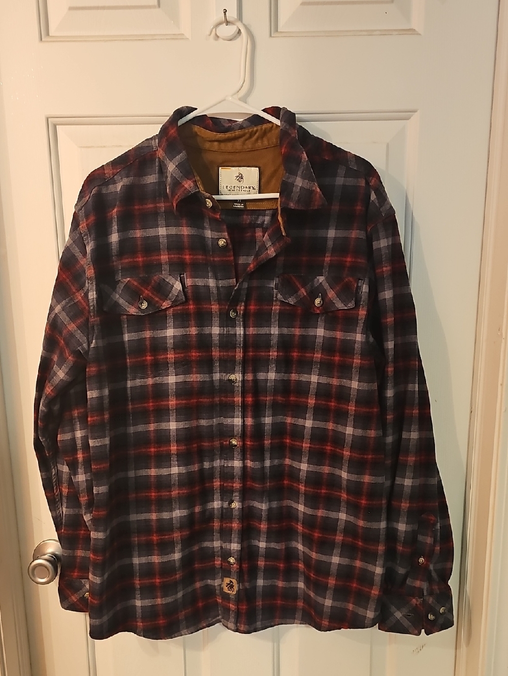 Legendary Whitetails Plaid Shirt - Red, Black, Gray